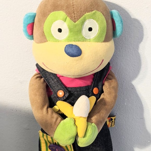 Plush Stuffed Doll Alex Little Hands Monkey Learn - Picture 3 of 8